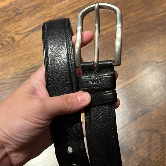 Prada Other - ⭐️Prada leather belt with silver buckle